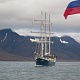 Неожиданная встреча в Исфьорде с голландским барком «ANTIGUA»